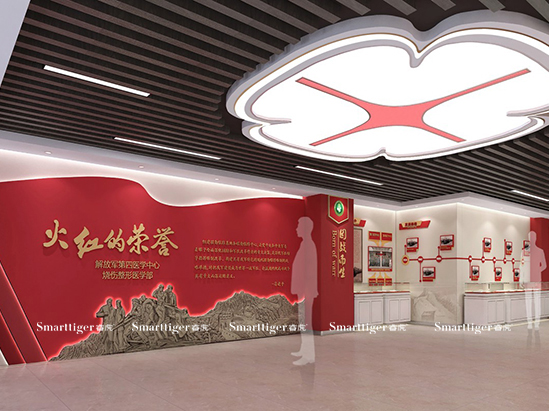 解放军总医院第四医学中心(原304医院)军史长廊设计、烧伤整形医学部文化长廊设计